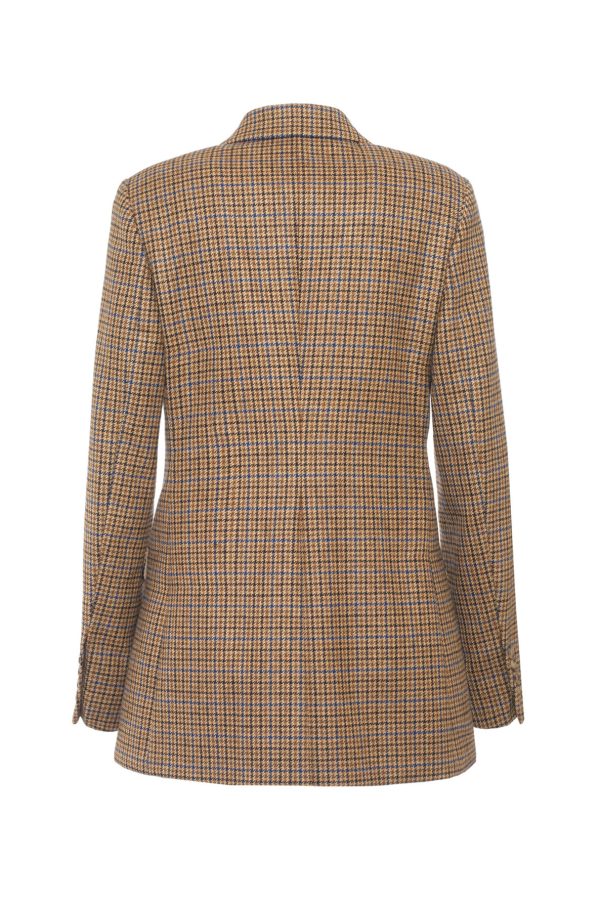 Double-Breasted Blazer in Glen Check - Image 9